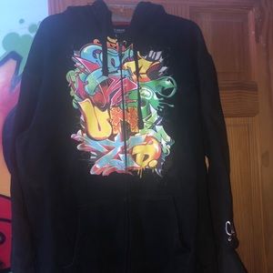 MENS echo unlimited ziphoodie